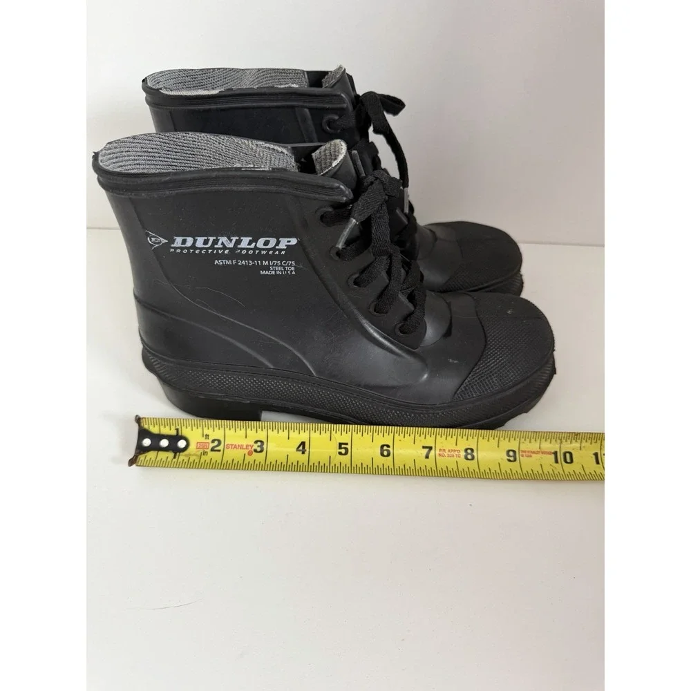 Dunlop Protective Footwear Steel‎ Toe Lace Up Boots Men's size 6